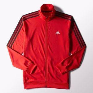 NWT Men Adidas Scarlet Tricot Track Jacket 2xl